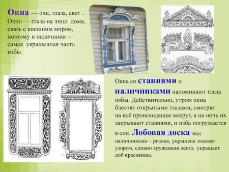 Расписные наличники