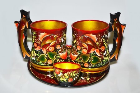 Липецкая фабрика Хохломская роспись