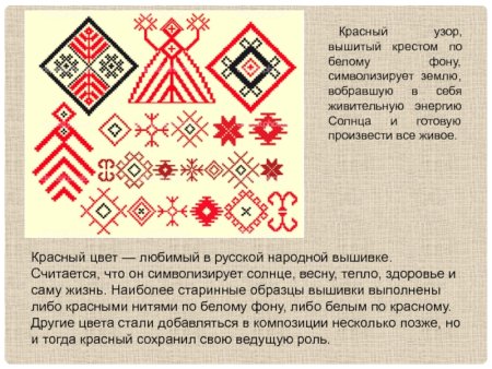 Символы в русской народной вышивке