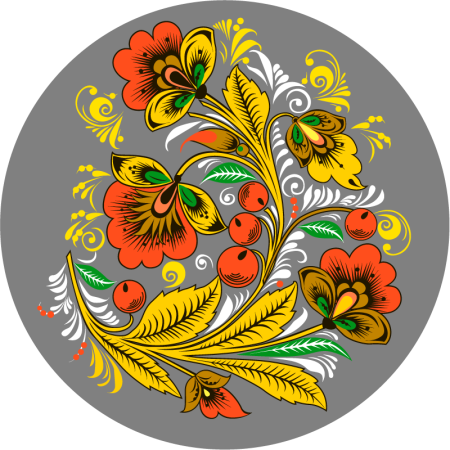Городецкая и Хохломская роспись