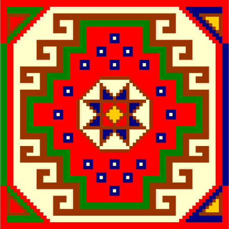 Эскиз ковра