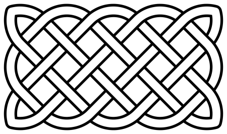 Кельтский орнамент плетенка средневековье