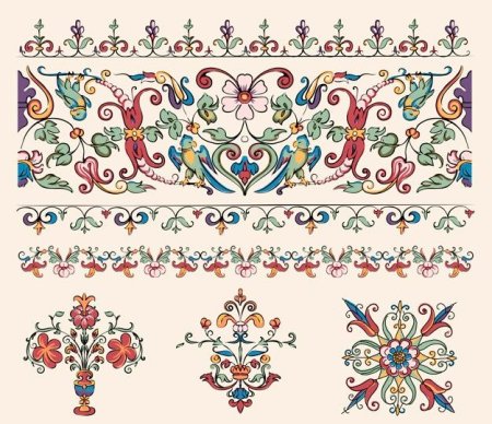 Орнаменты: Трифолий Готика