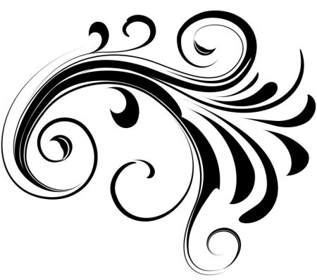 Узор завитки