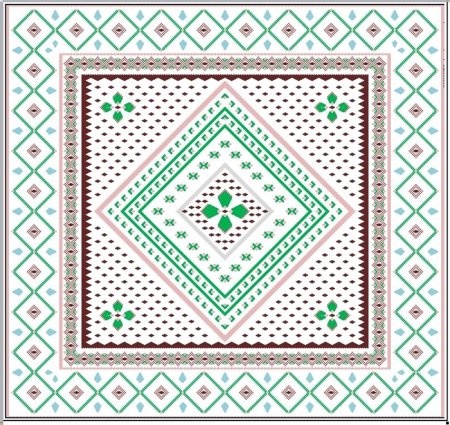 Узор в квадрате орнаментальная композиция платок для мамы (46 фото)