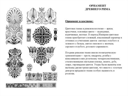 Канделяберный стиль Рим орнамент