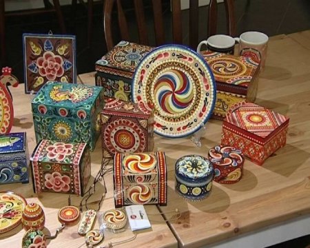 Вятская роспись элементы Вятский уткоконь