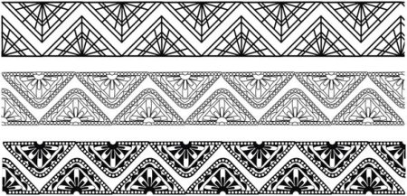 Орнамент линейный с раппортом