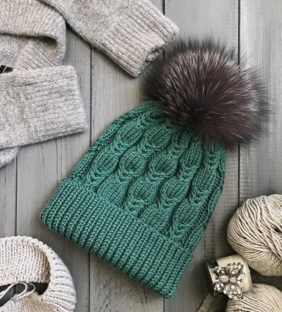 Необычный узор для шапки