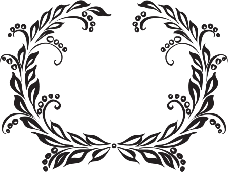 Круглая Векторная рамка