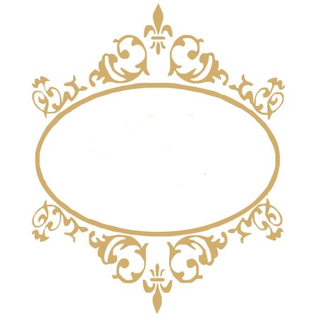 Овальная рамка