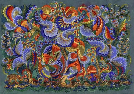 Елена Скицюк Петриковская роспись