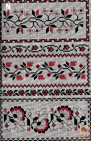 Вышивка крестом полотенца
