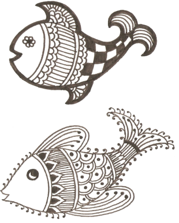 Стилизованная рыбка