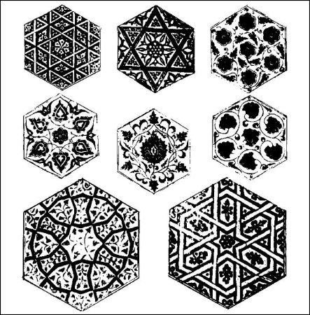 Орнамент шестигранник