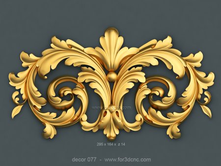 CNC patterns Wood Carving 3d