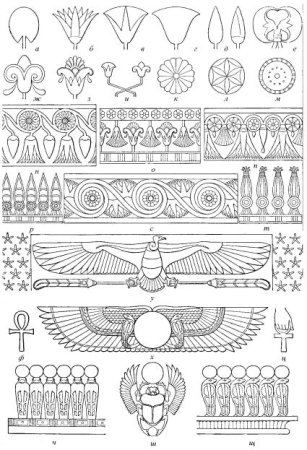 Египетские узоры рисунок (39 фото)