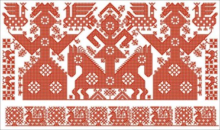 Славянский орнамент Макошь