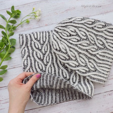 Техника Бриошь вязание спицами