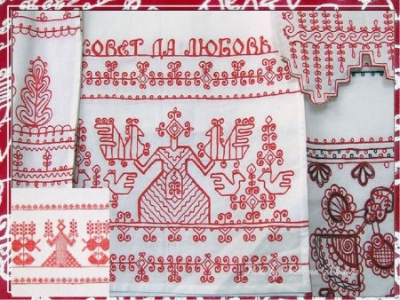 Заонежская вышивка Карелия