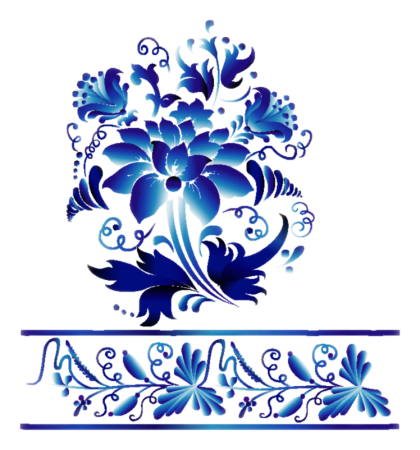 Гжель рисунок