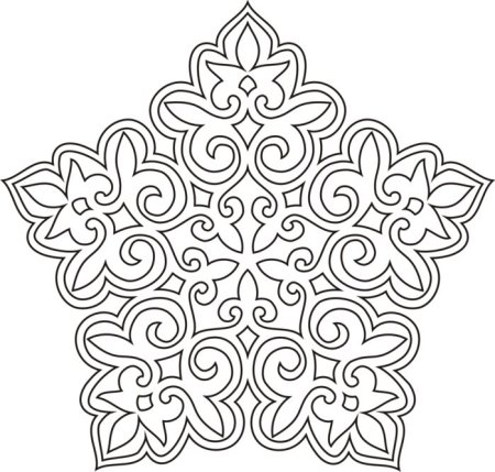 Ажурные орнаменты трафареты