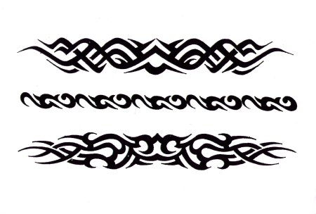 Кельтский узор браслет тату