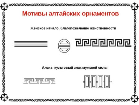 Алтайский орнамент символика