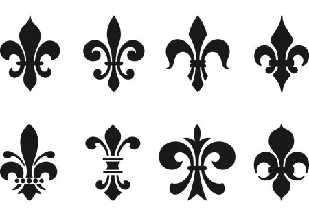 Французская Геральдическая Лилия орнамент