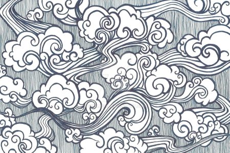 Кацусика Хокусай Ocean Waves