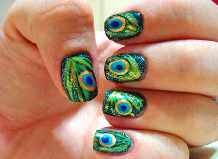Peacock Feather Ikat patterns