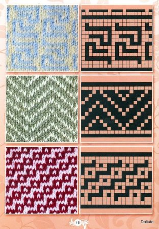 Ленивый жаккард Mosaic Knitting.