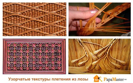 Узоры плетения из газетных трубочек