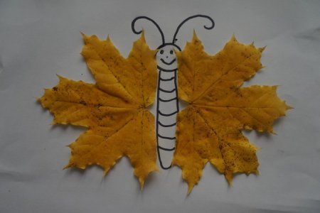 Поделки из листьев клена