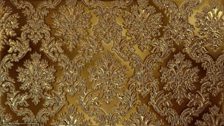 Ткань с золотым узором