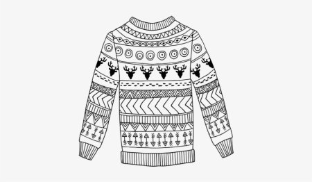 Свитер для рисования