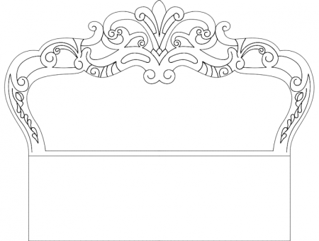 Кровать DXF 2d CNC