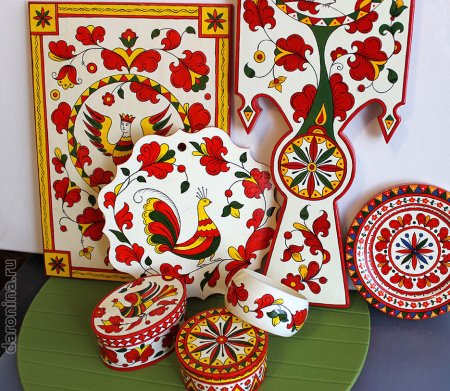 Росписи Северной Двины пермогорская