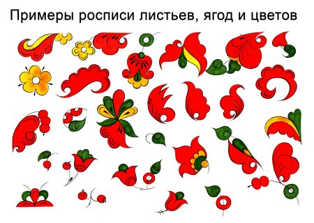 Северодвинская роспись элементы росписи