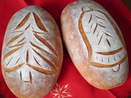 Рисунки надрезов на хлебе