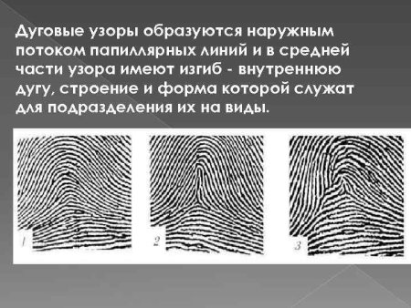 Простой дуговой узор