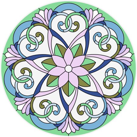 Орнамент в круге