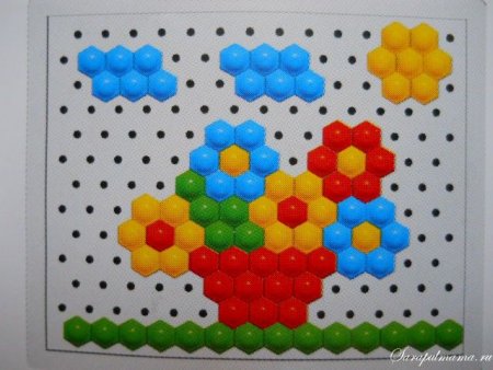 Фигуры из детской мозаики