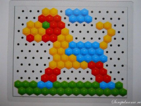 Схемы для мозаики детской