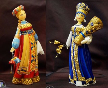 Русские деревянные куклы