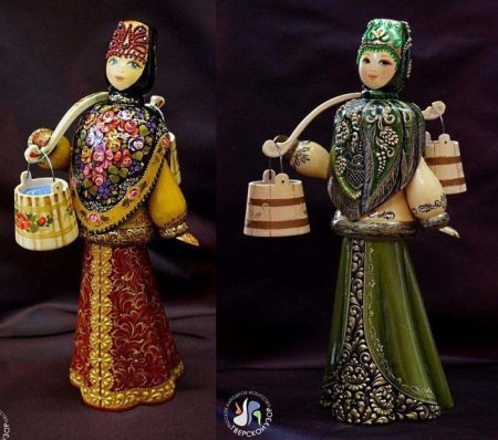 Тверские деревянные куклы
