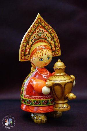 Деревянные куклы Тверской узор