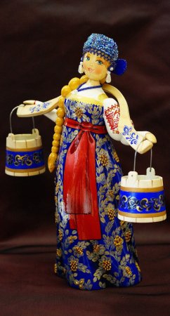 Тверская игрушка из дерева
