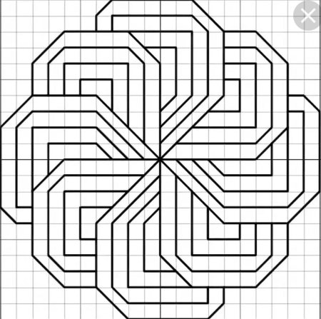 Узоры по клеточкам