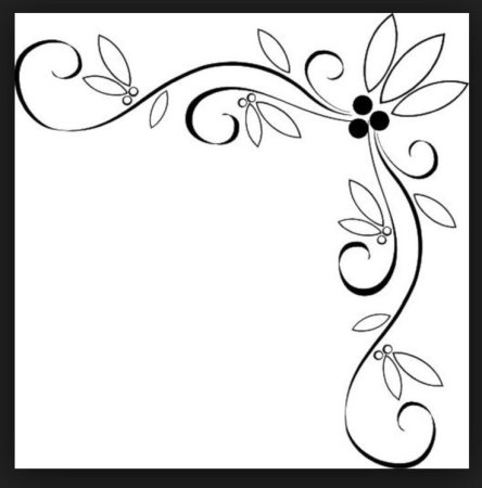 Узоры для украшения страниц